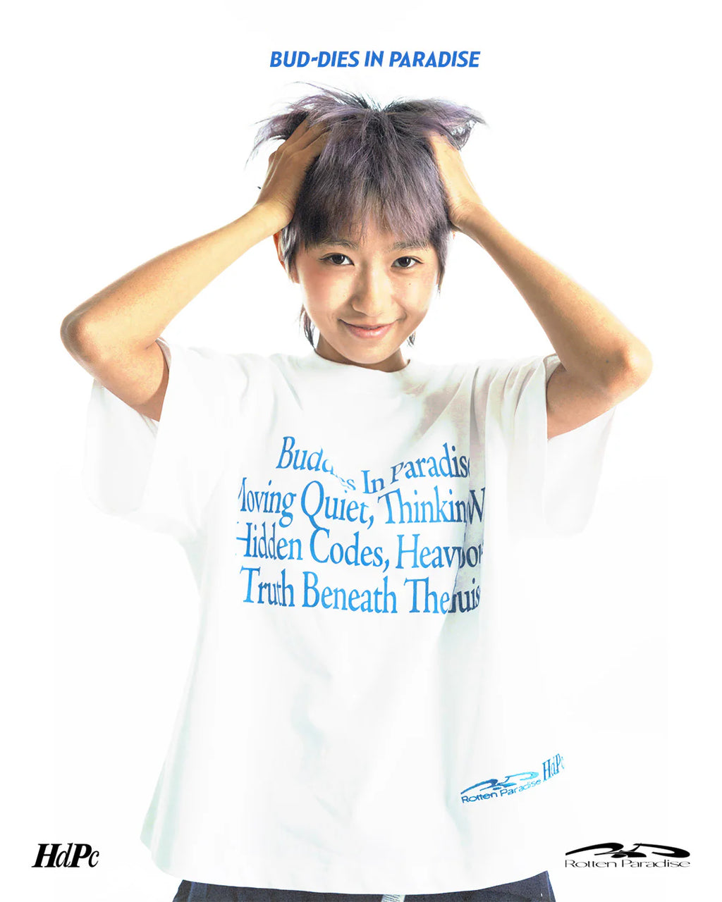 BUDDIES IN PARADISE QUOTE TEE