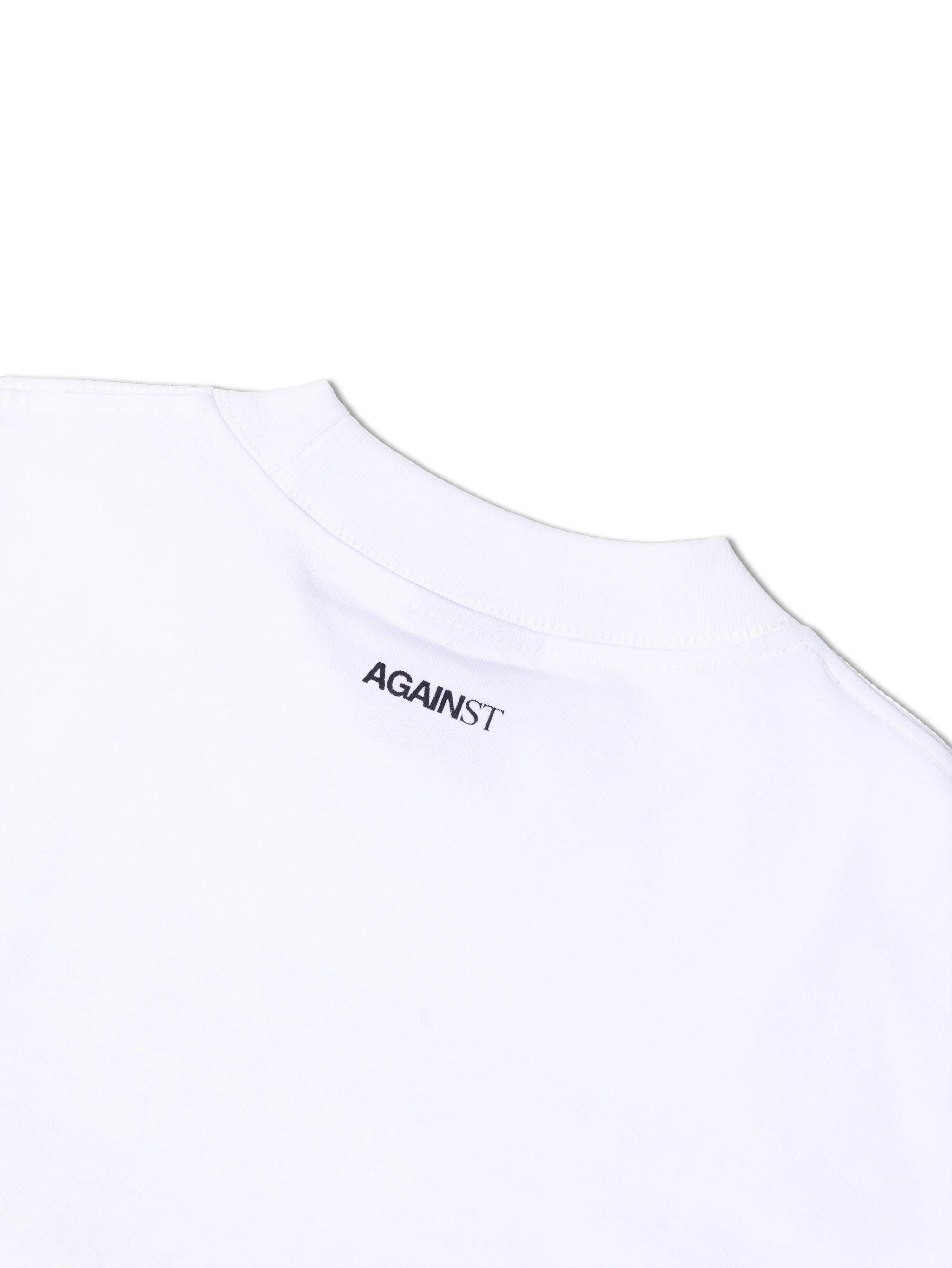 QUOTE BLEED TEE WHITE
