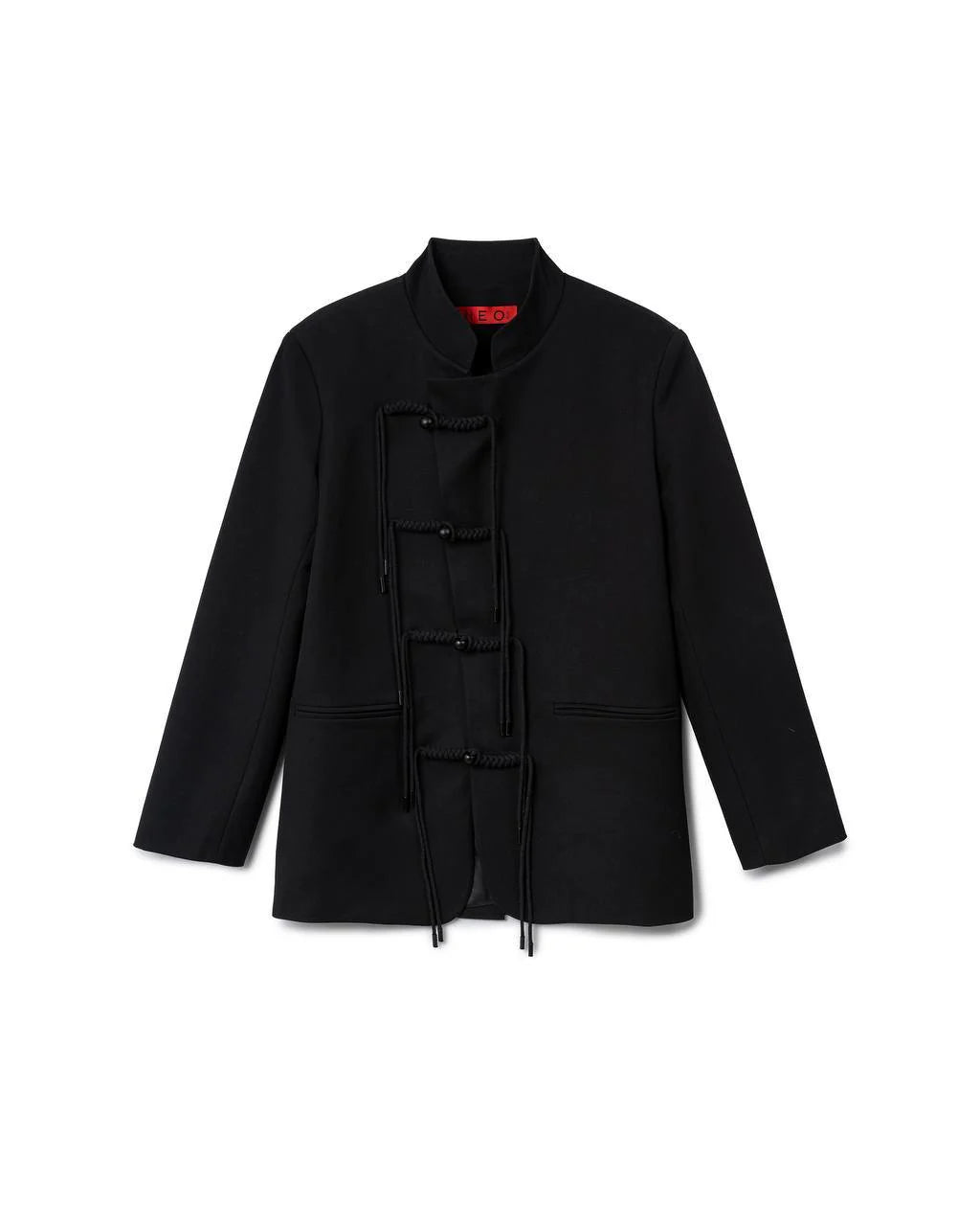 MANDARIN ROPE SUIT BLACK