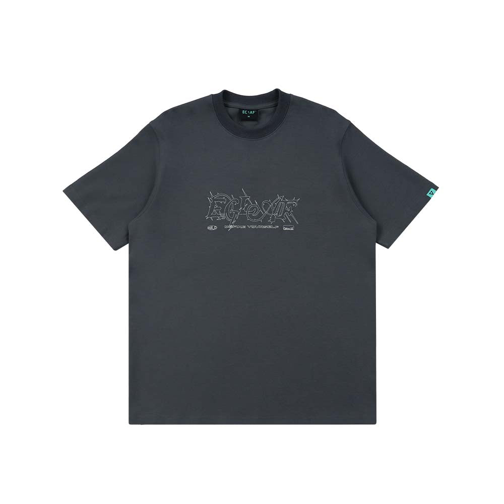 THORNSCRIPT TEE COOL GREY