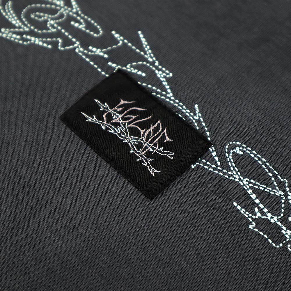 THORNSCRIPT TEE COOL GREY