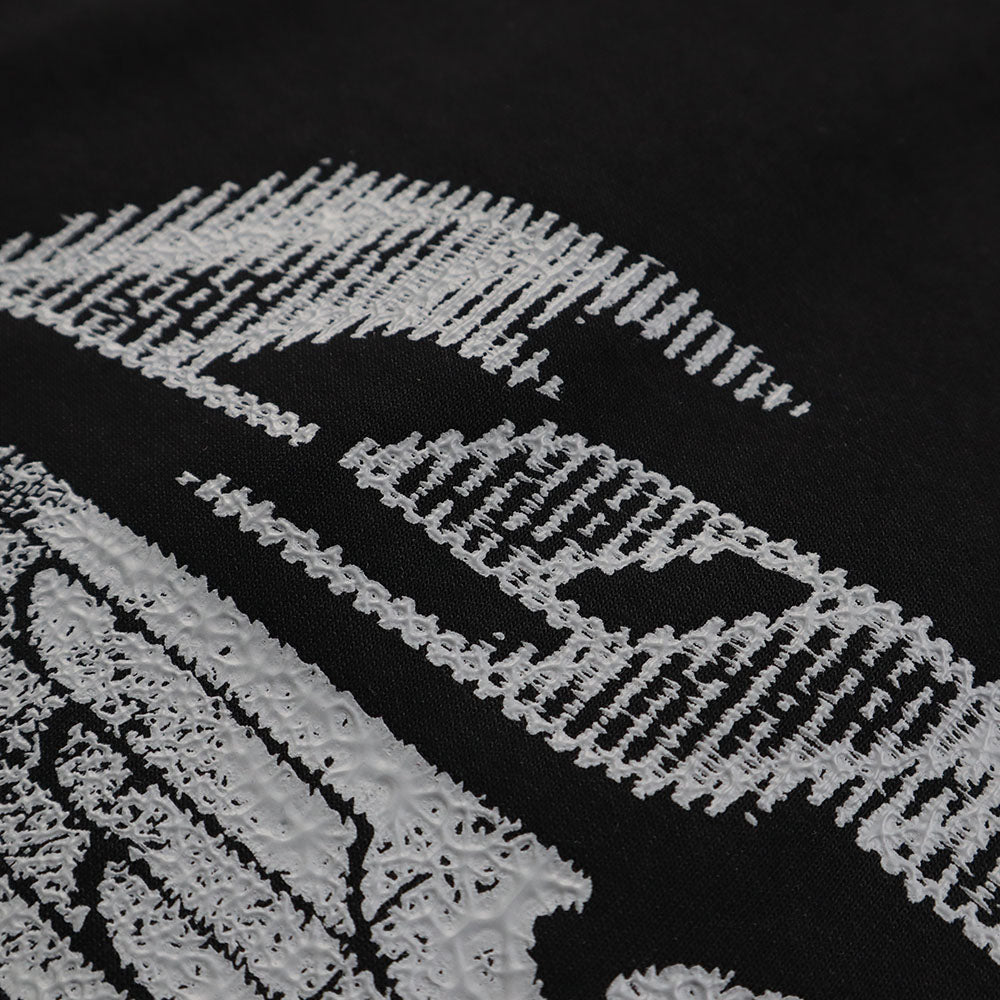 R//W WINGS BOXY TEE BLACK