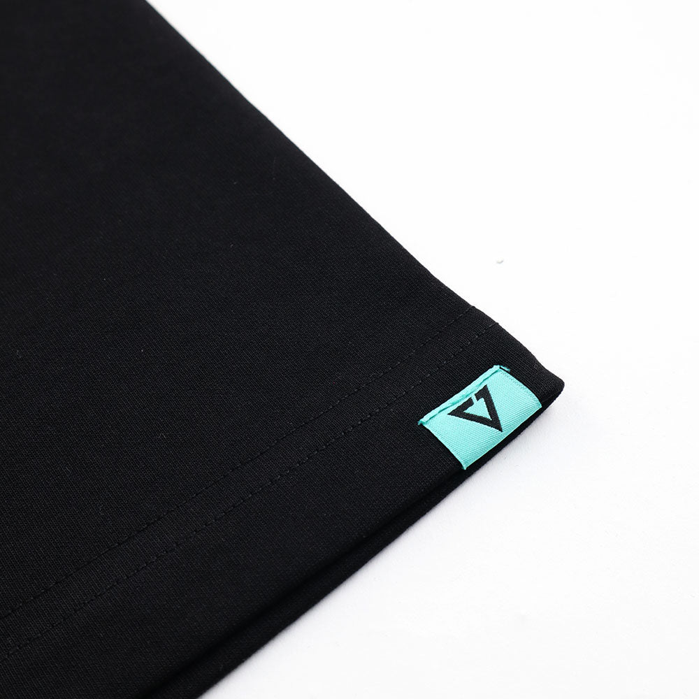 R//W WINGS BOXY TEE BLACK
