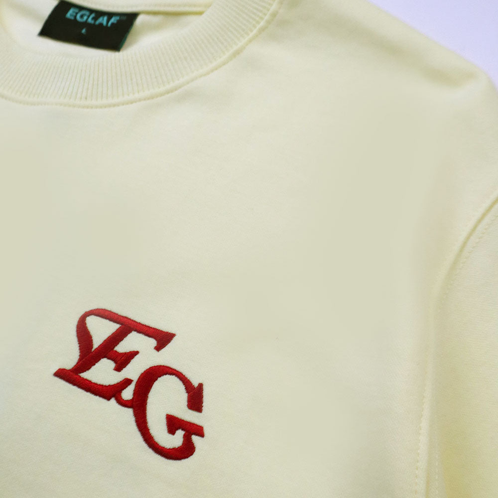 MV GRADIENT LOGO TEE YELLOW