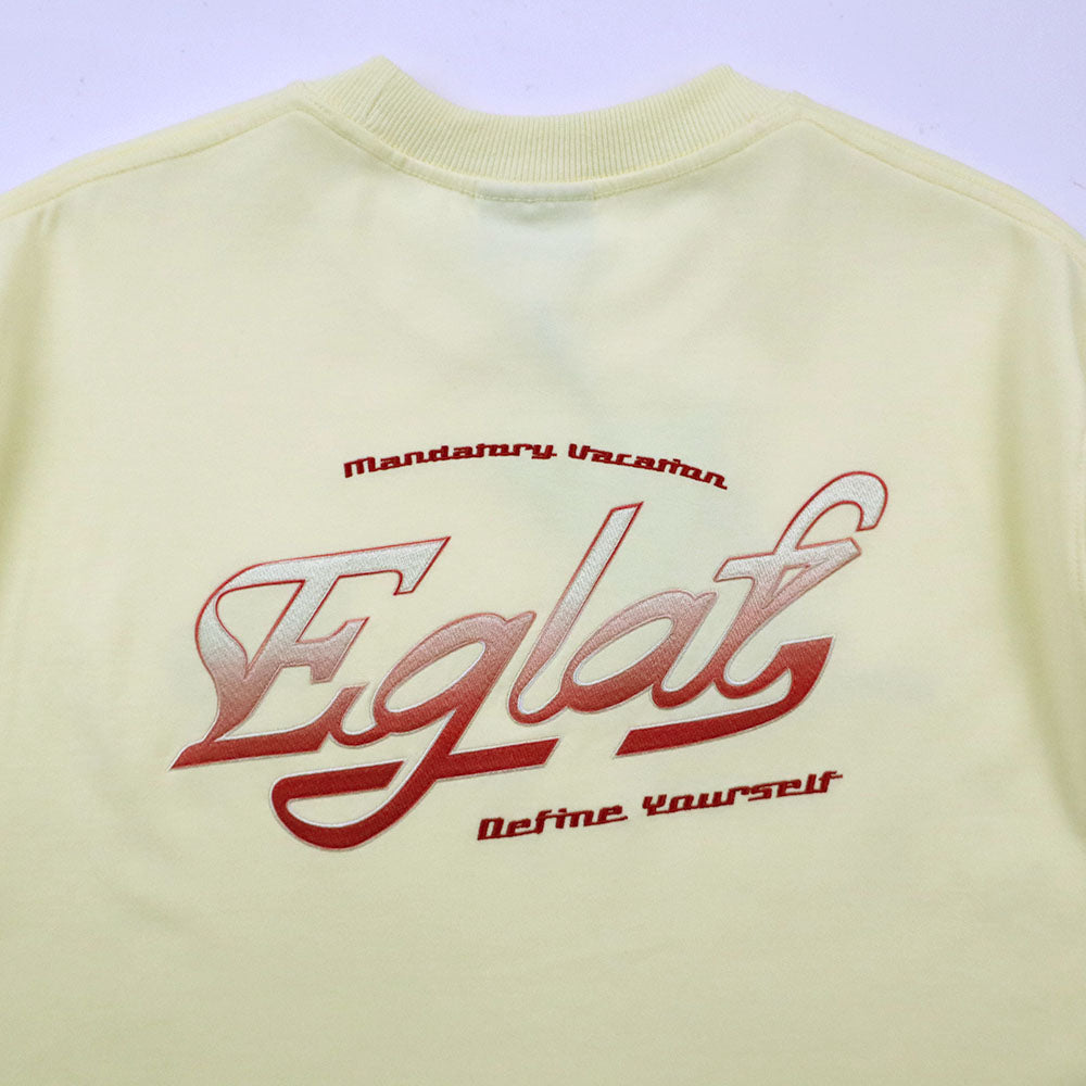 MV GRADIENT LOGO TEE YELLOW
