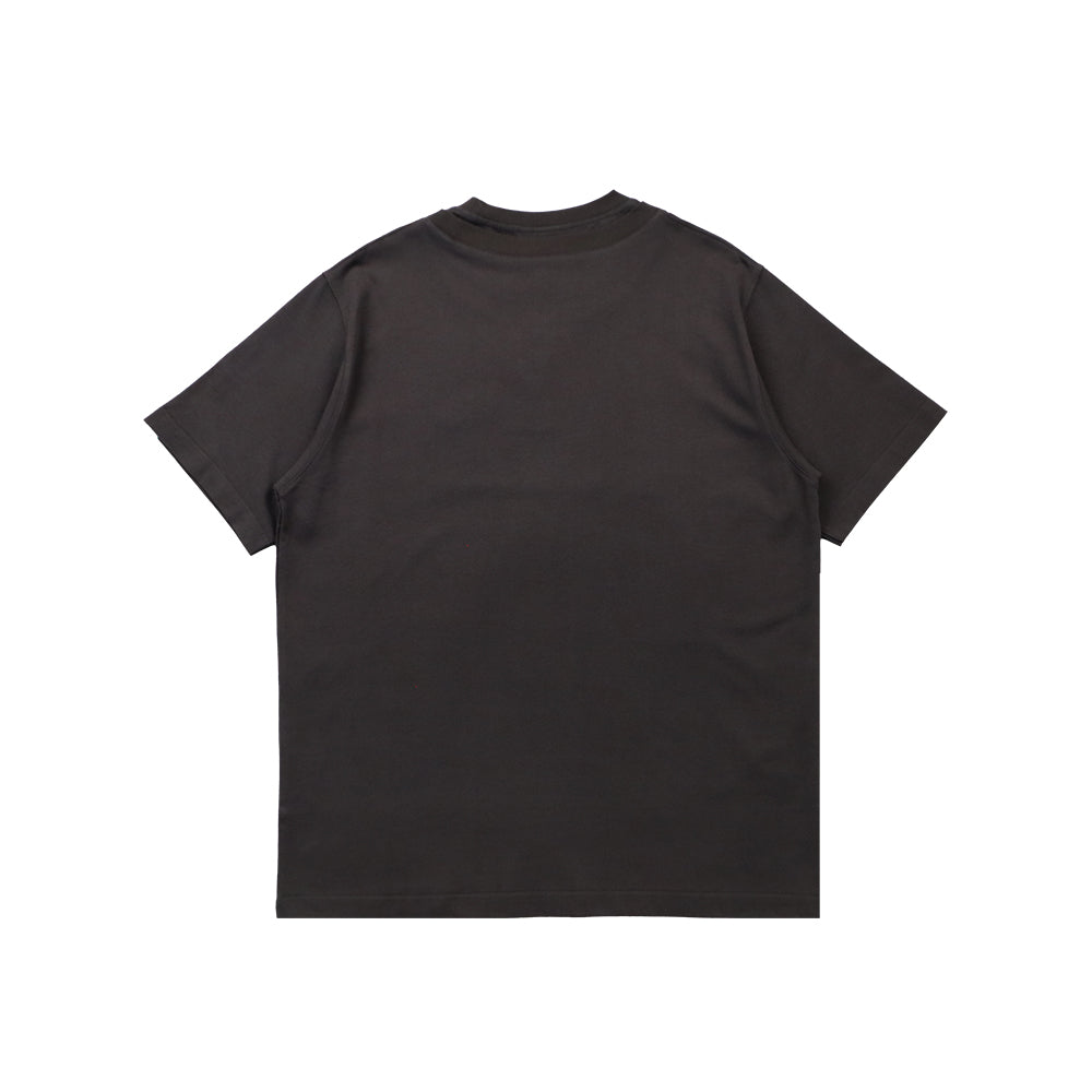 MV DOUBLE COLLAR TEE DARK GREY