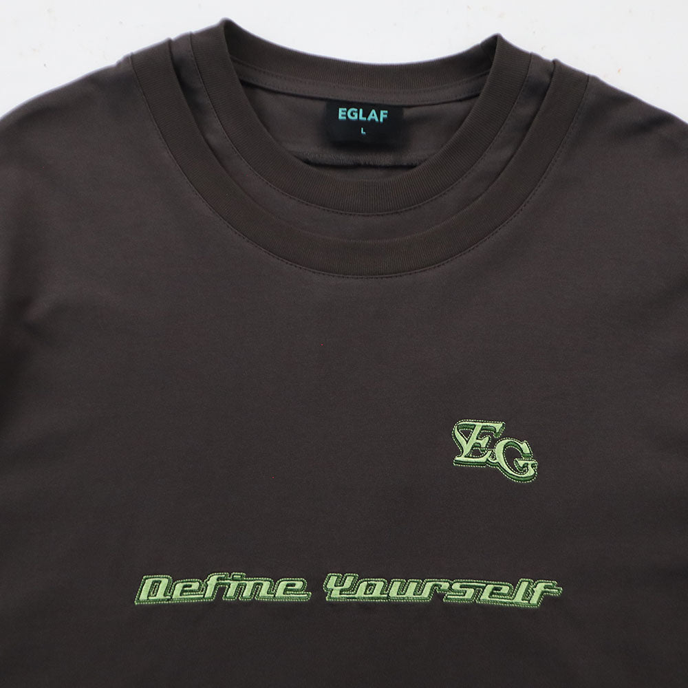 MV DOUBLE COLLAR TEE DARK GREY