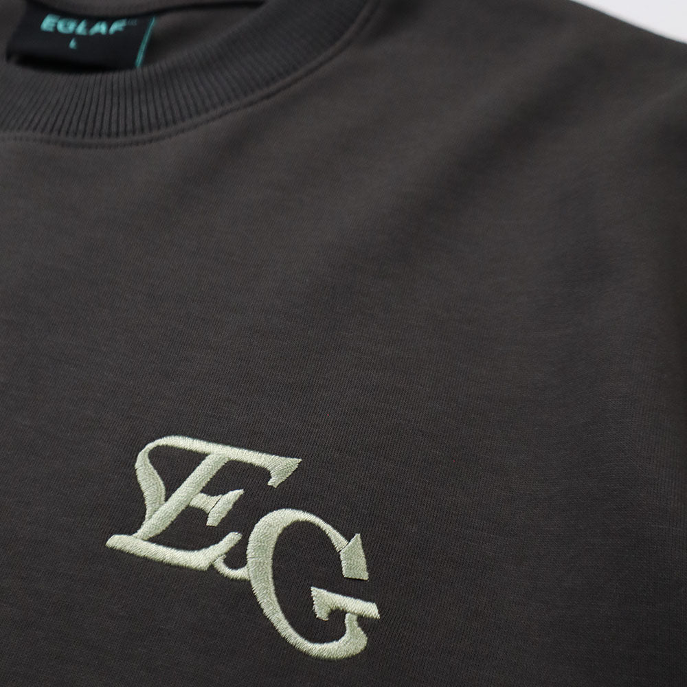 MV GRADIENT LOGO TEE DARK GREY