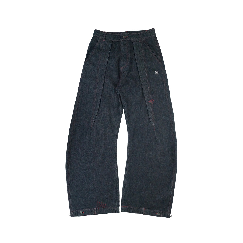 Eglaf RU Wide Leg Denim Pants