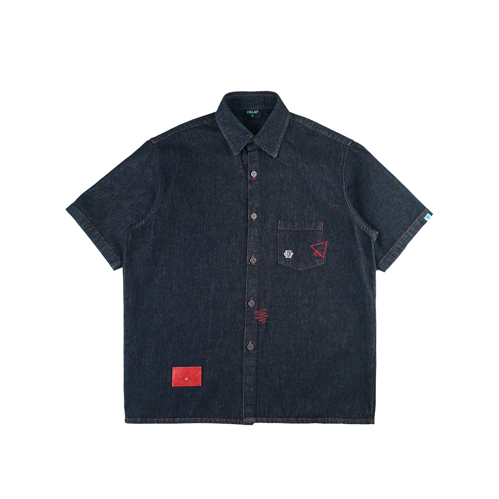 RU LOOSE FIT DENIM SHIRT