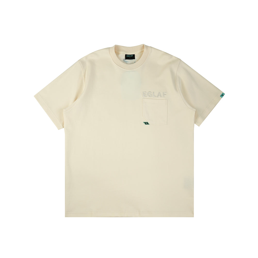 BASIC26 POCKET TEE CREAM WHITE