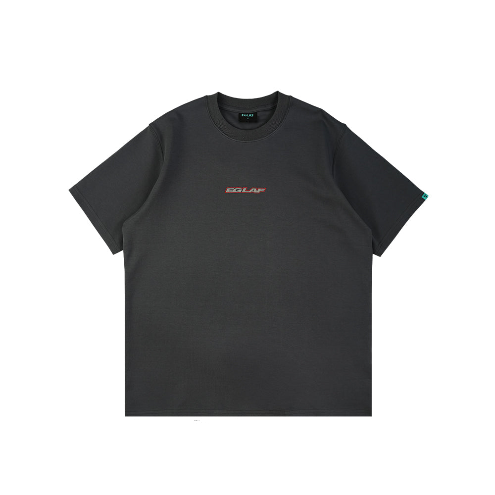 BASIC26 TRIANGLE LOGO TEE DARK GREY