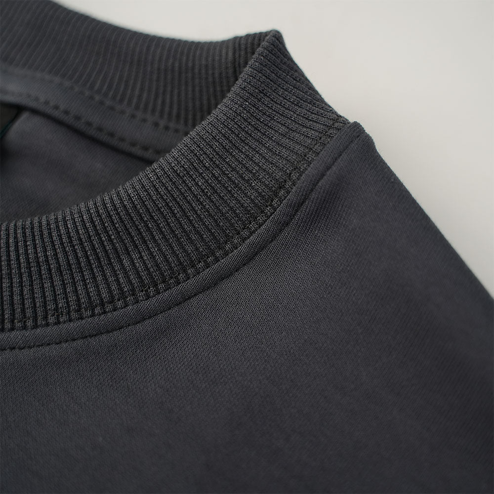 BASIC26 TRIANGLE LOGO TEE DARK GREY