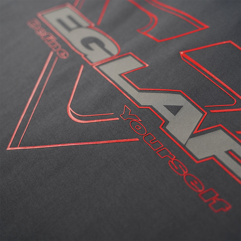 BASIC26 TRIANGLE LOGO TEE DARK GREY