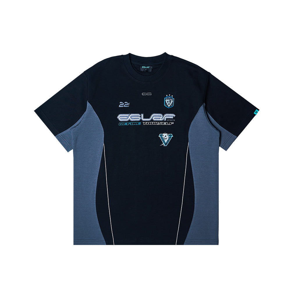 AG JERSEY LOGO TEE BLACK