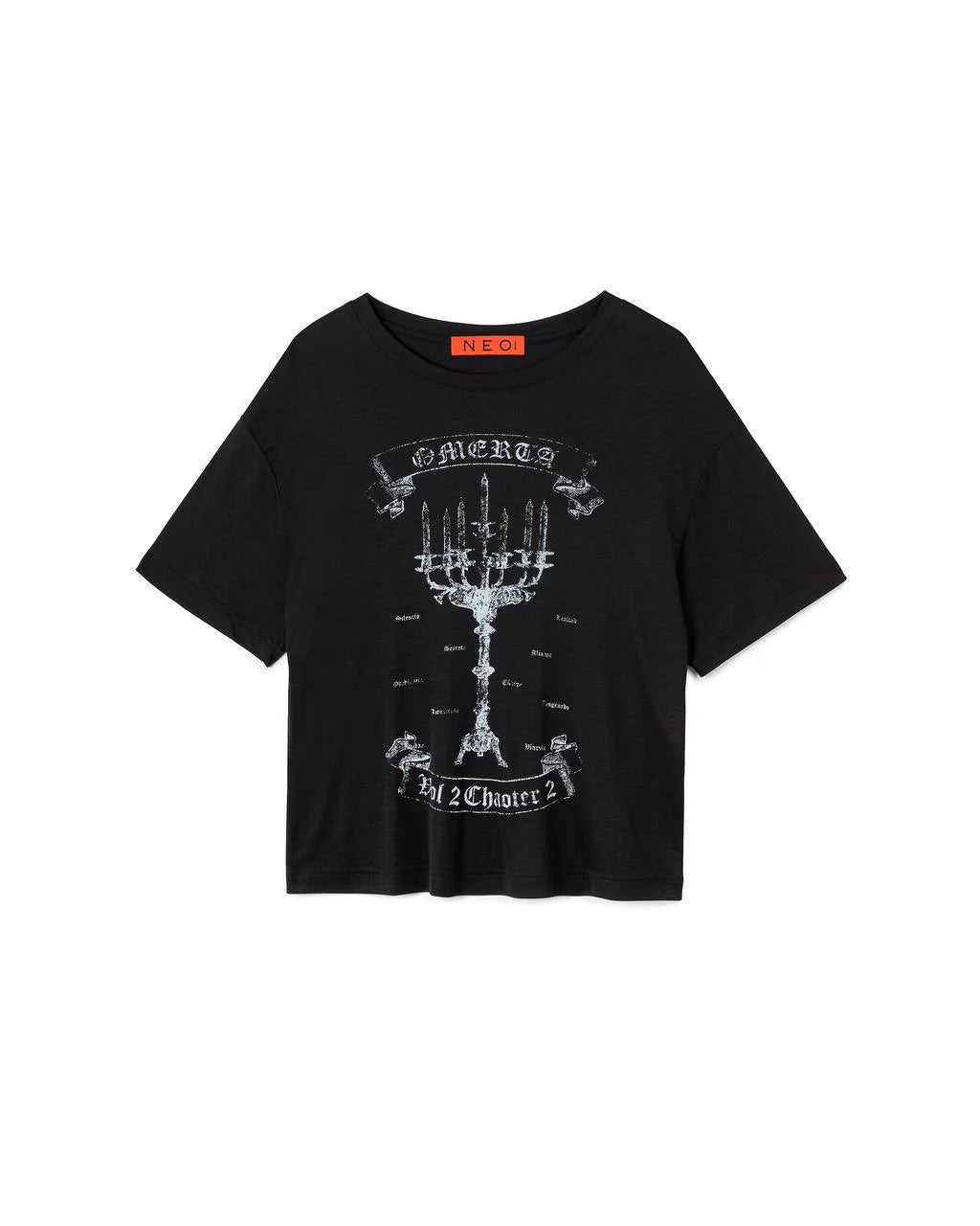 CANDLEBORNE GRAPHIC TEE BLACK
