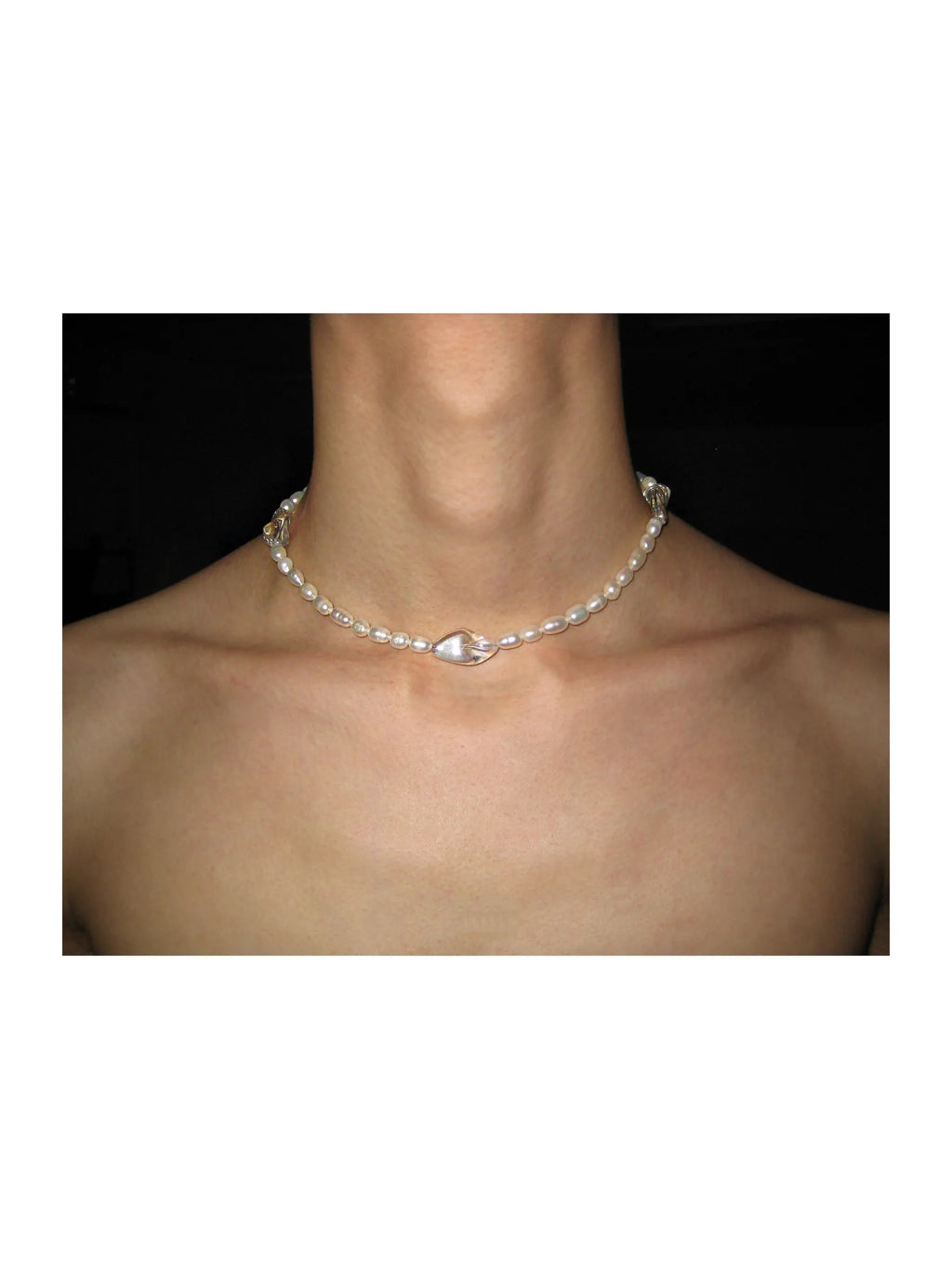 CREME PEARL NECKLACE