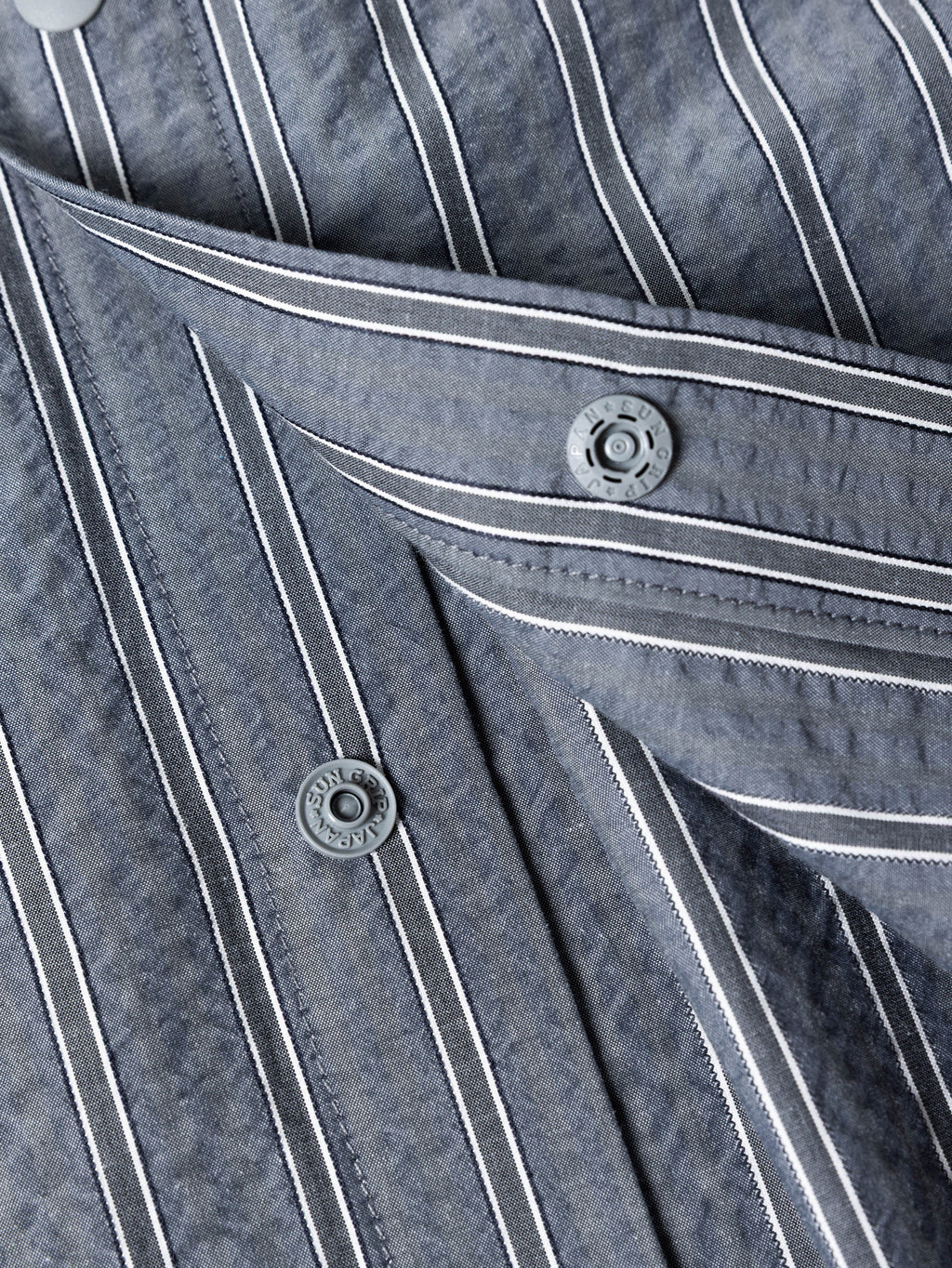 STRIPE STANDARD SHIRT GREY