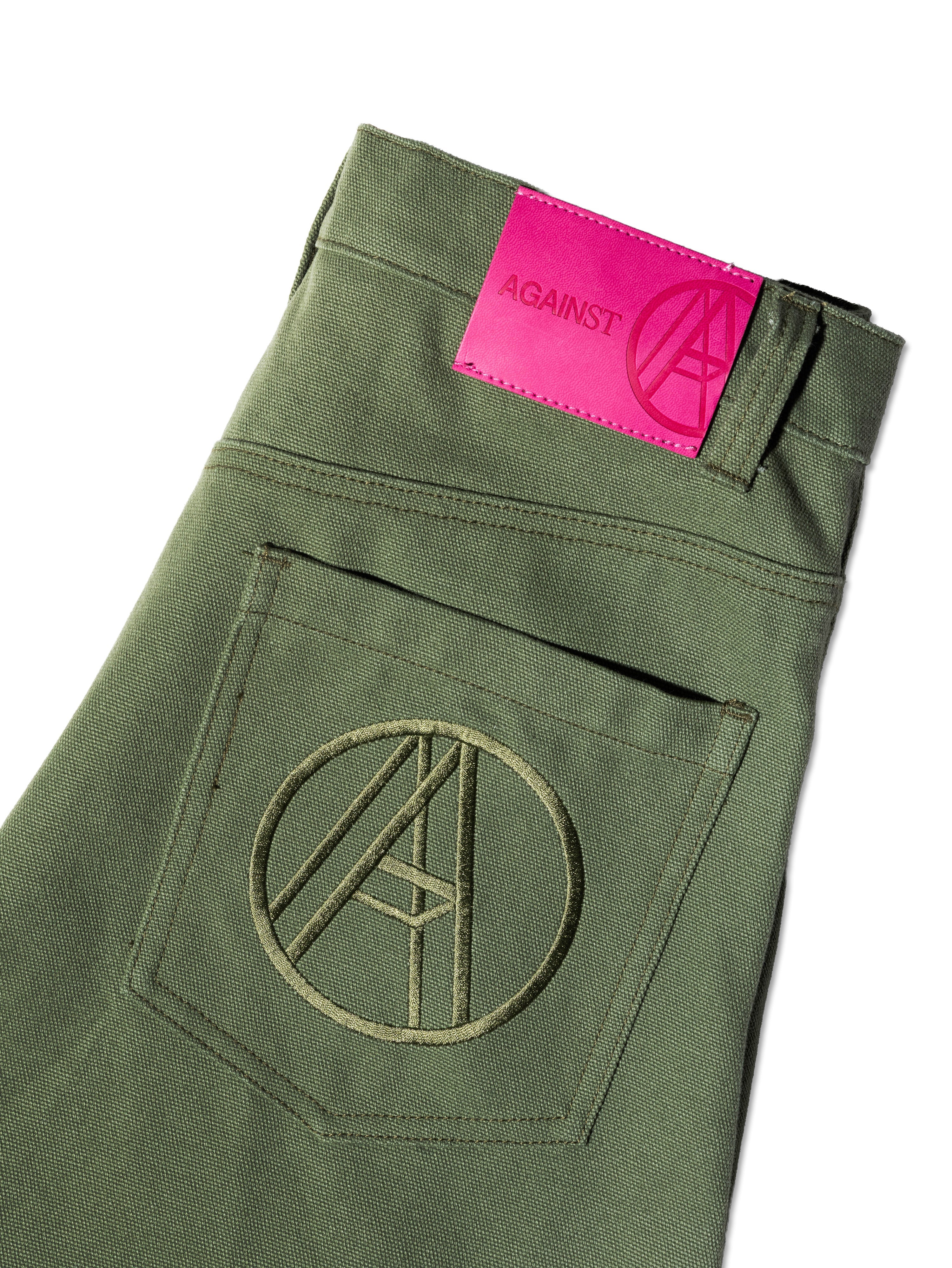 STUDDED YANKII PANTS GREEN