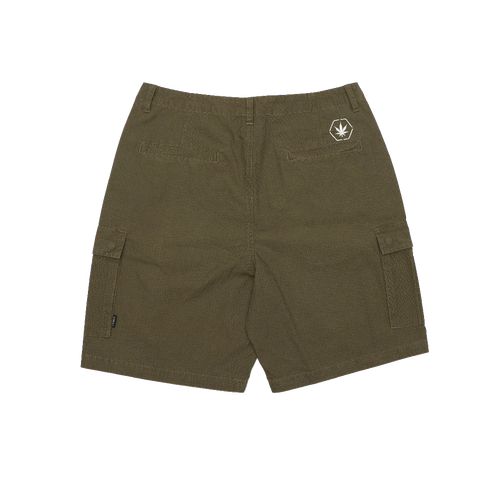 BLESSED25 : CARGO SHORTS OLIVE