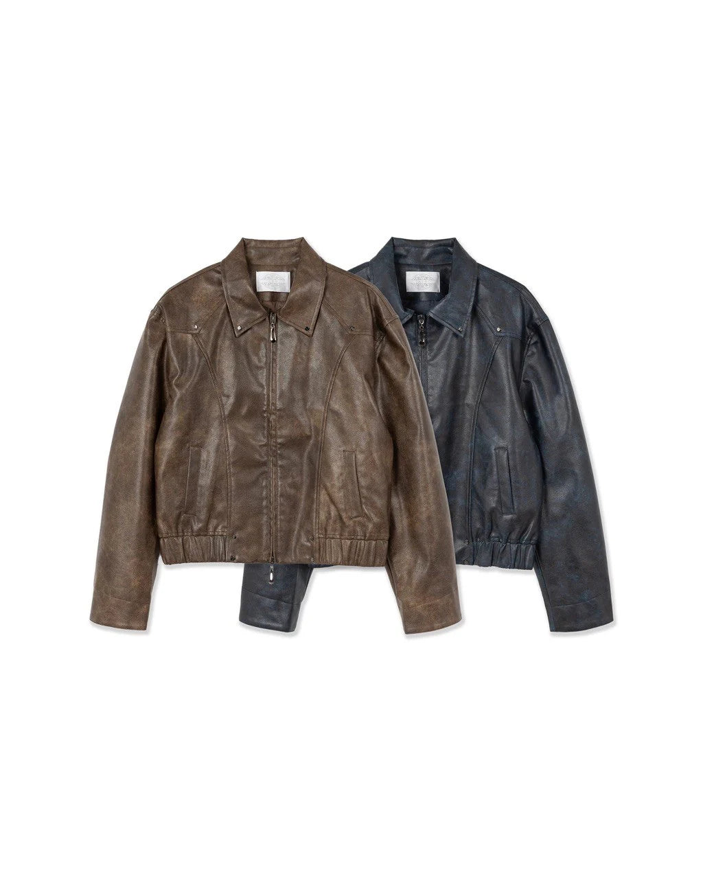 N E O OMERTA LEATHER JACKET BROWN