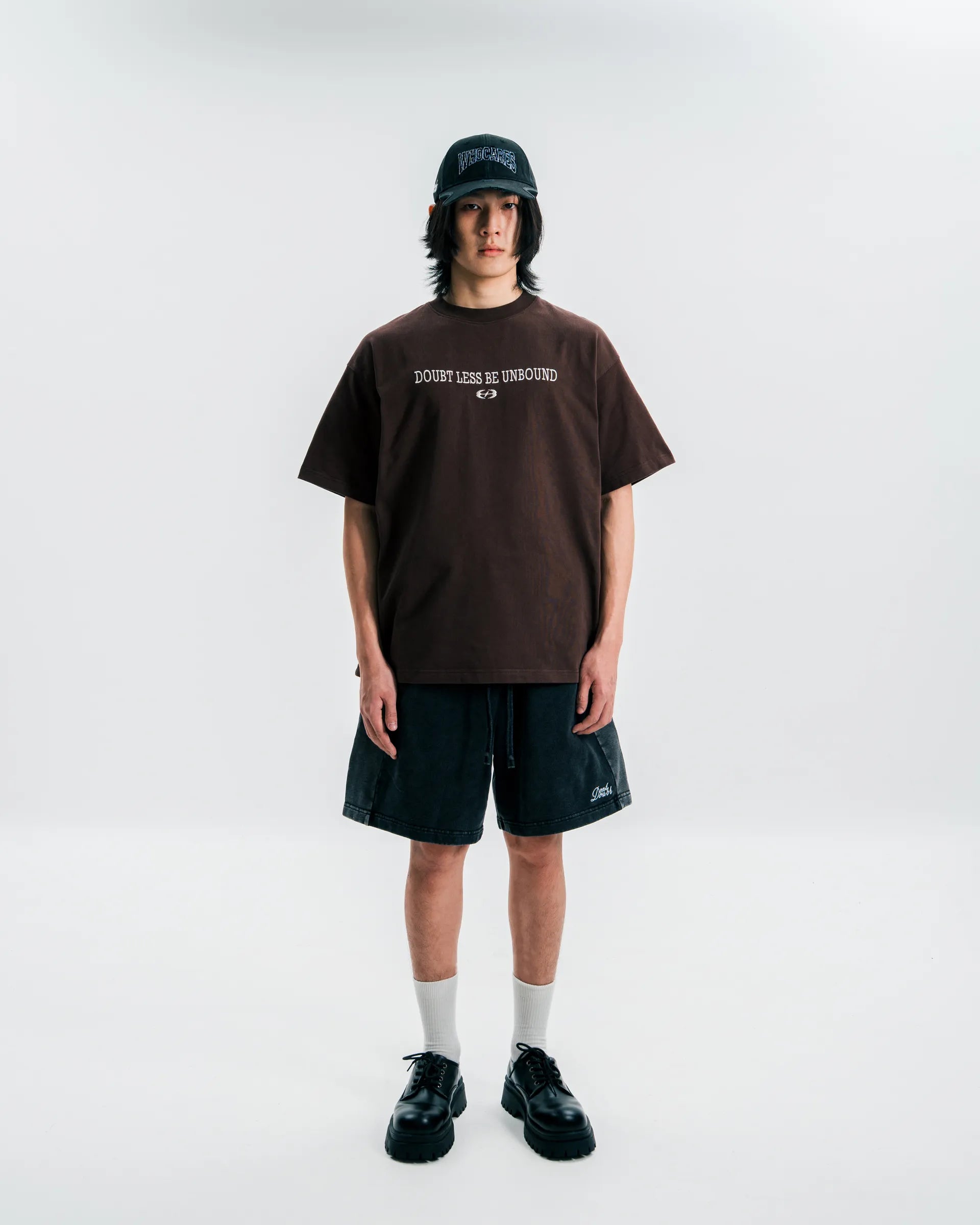 No Doubt Washed Tee Brown