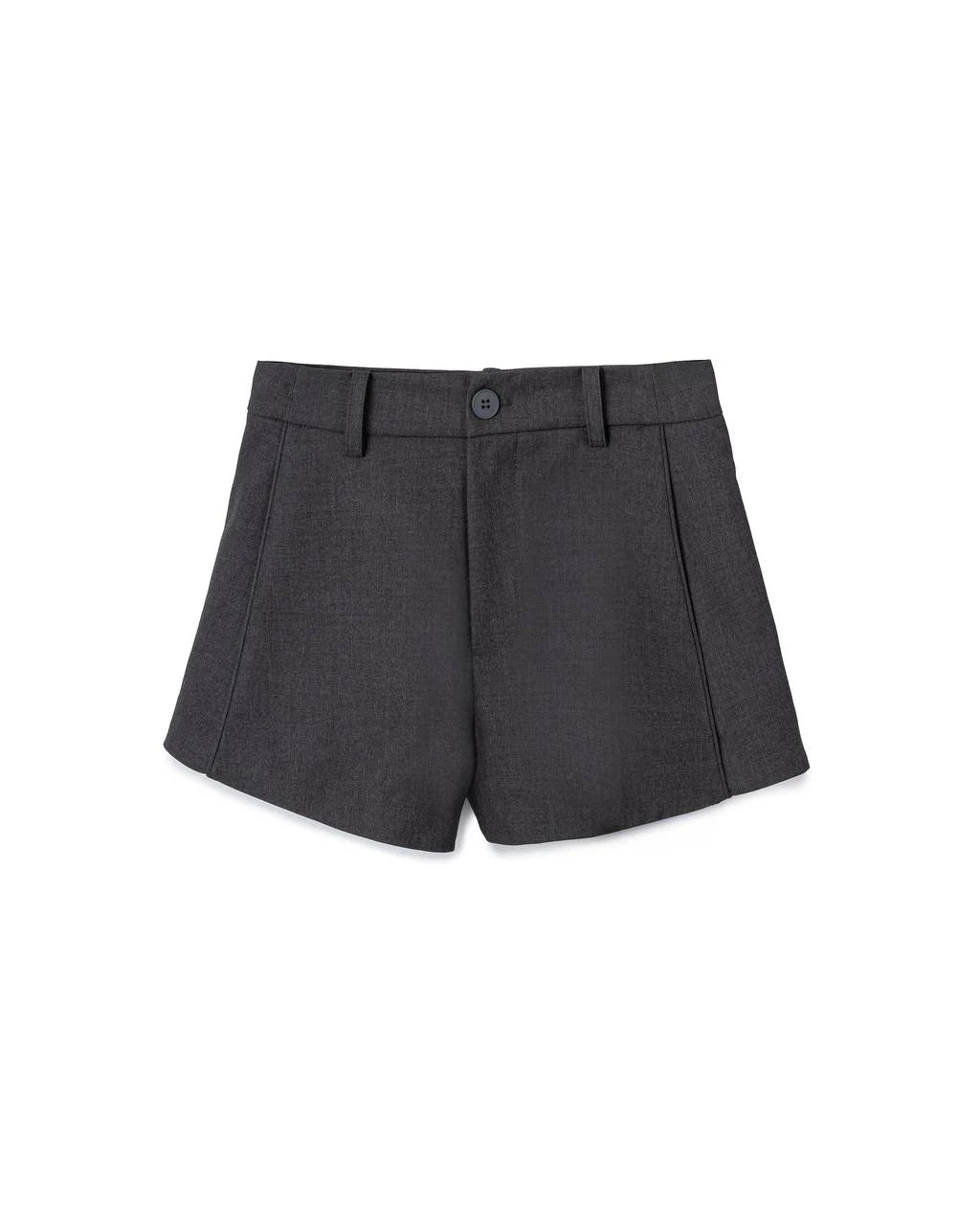 MANDARIN SUIT SHORTS GREY