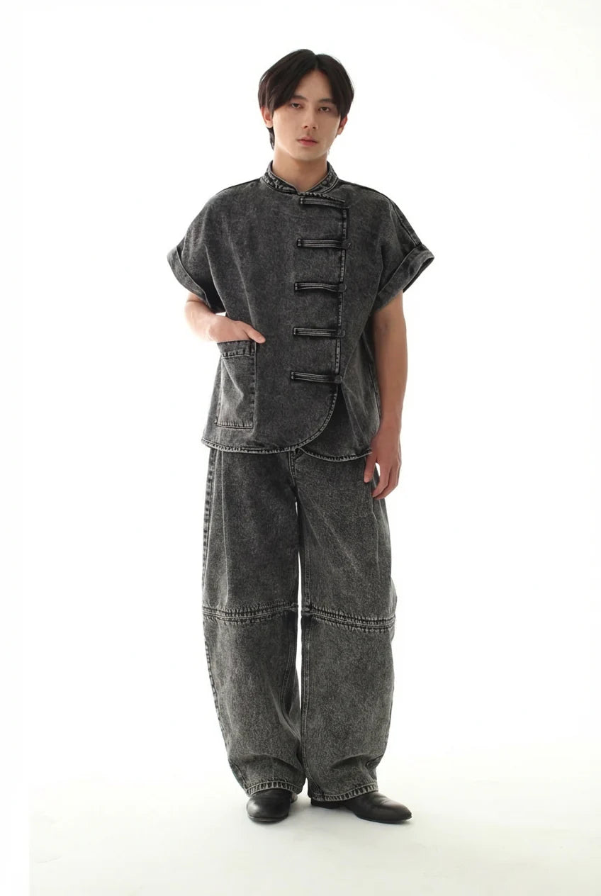 ECLIPSE VEST - WASHED GREY