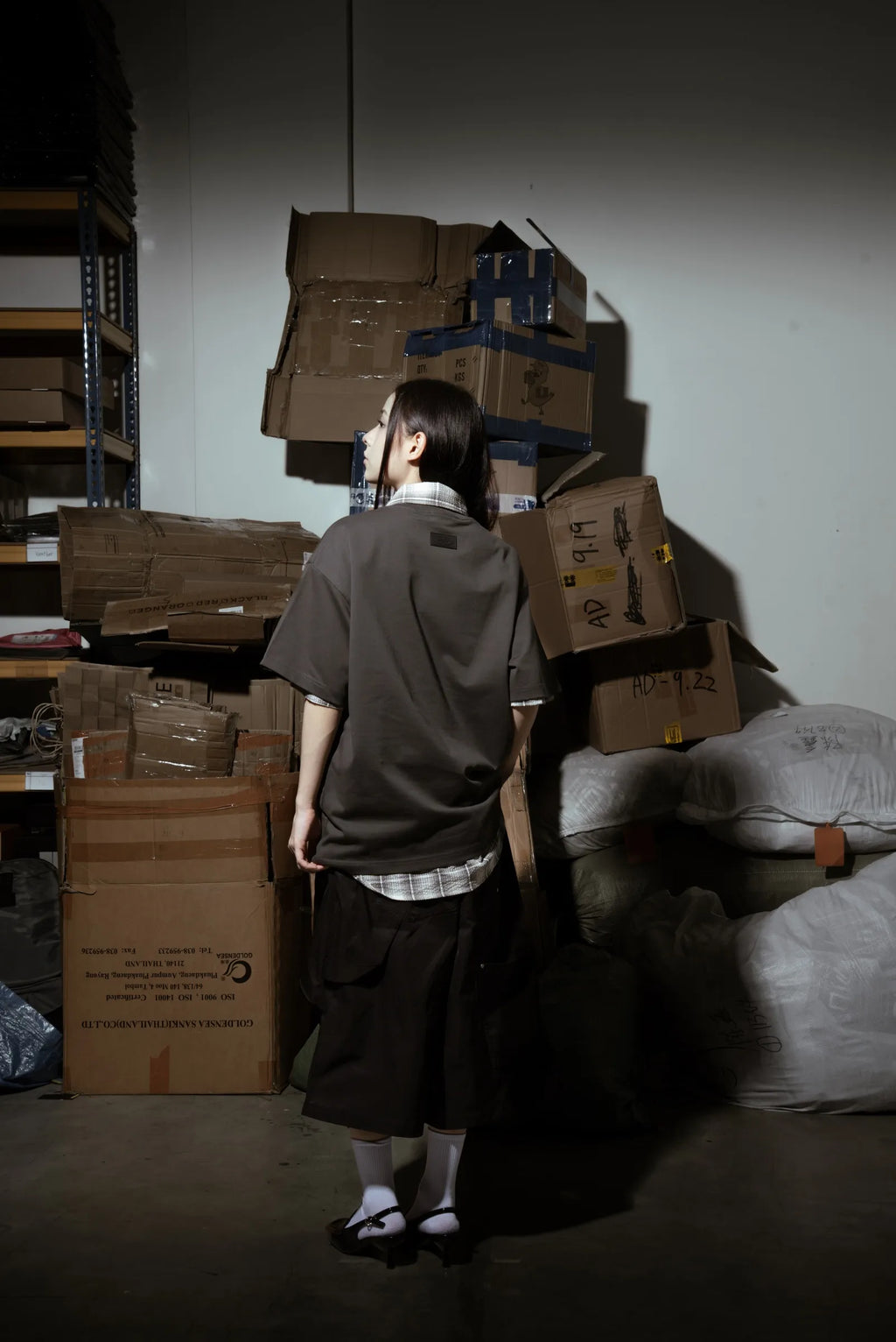 Smoke Logo Tee Black