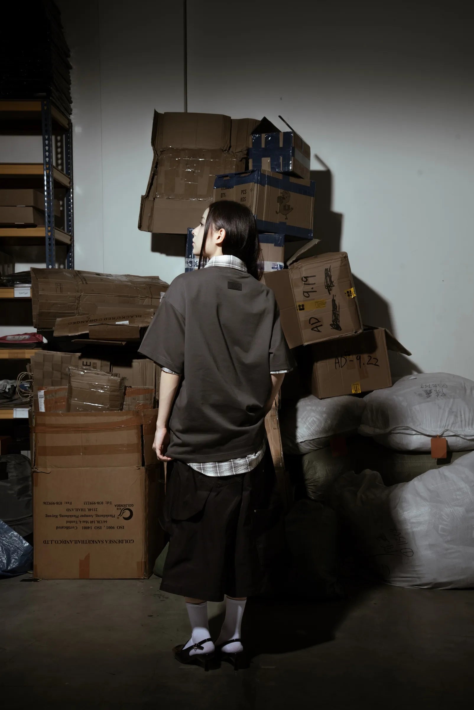 Smoke Logo Tee Black