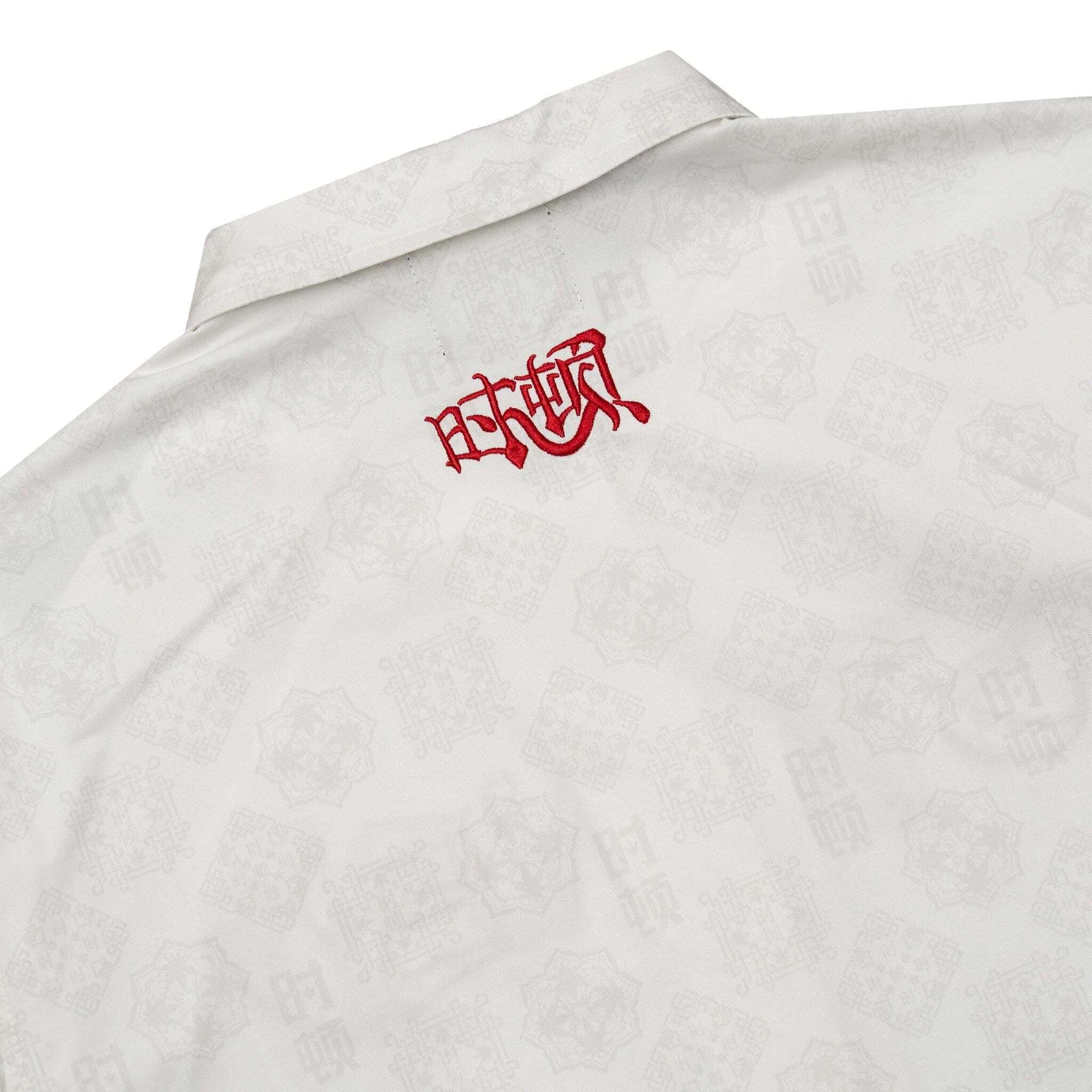 DARK HORSE : MONOGRAM TANG SUIT SHIRT WHITE
