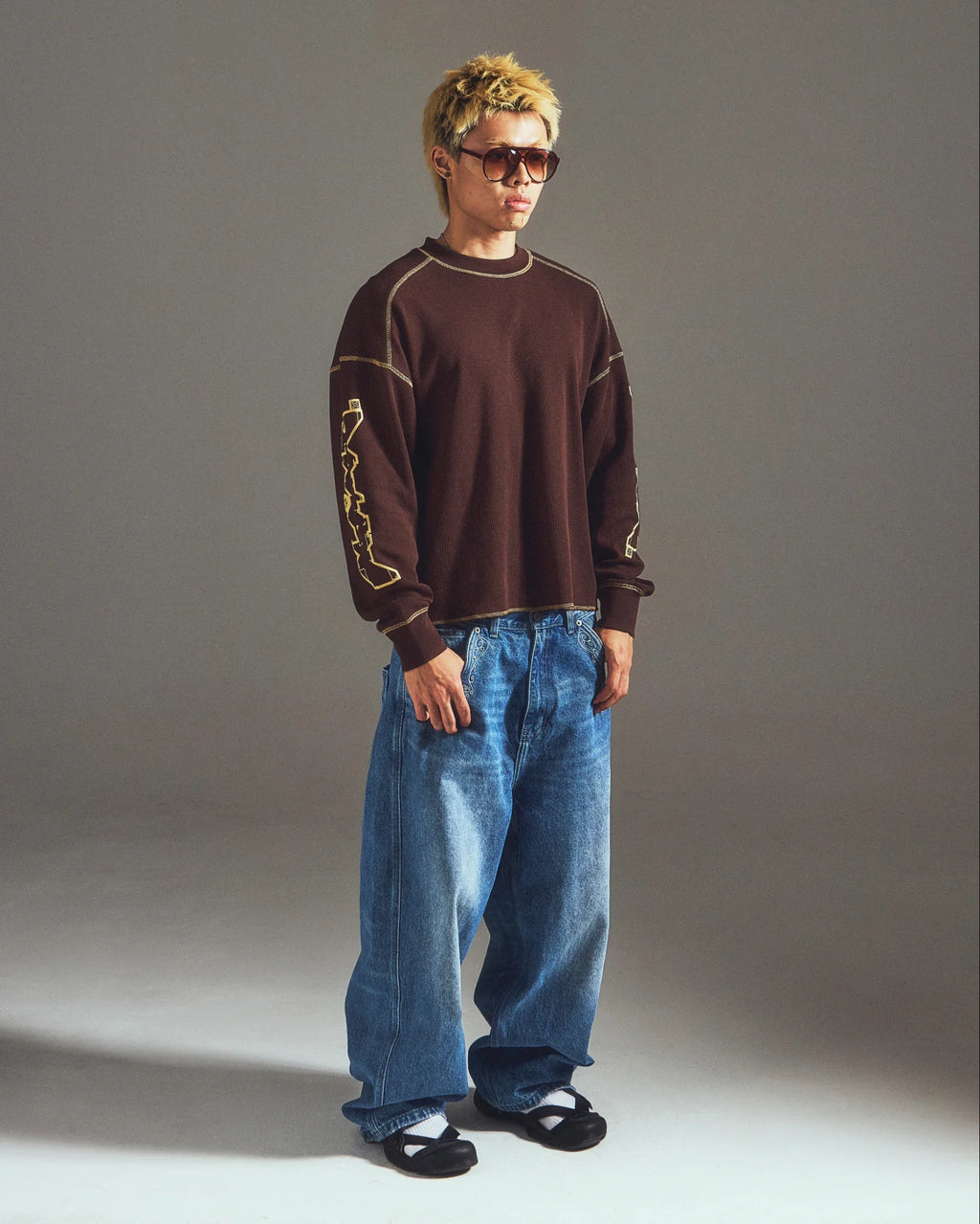 CYFFLE LOUNGE TEE BROWN