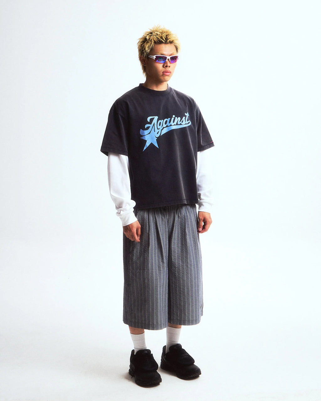 A-STAR WASHED BOXY TEE MIDNIGHT