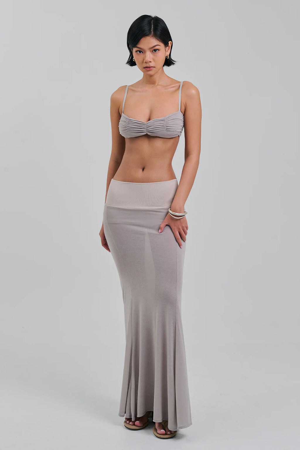 ALTAR MAXI SKIRT PIGEON