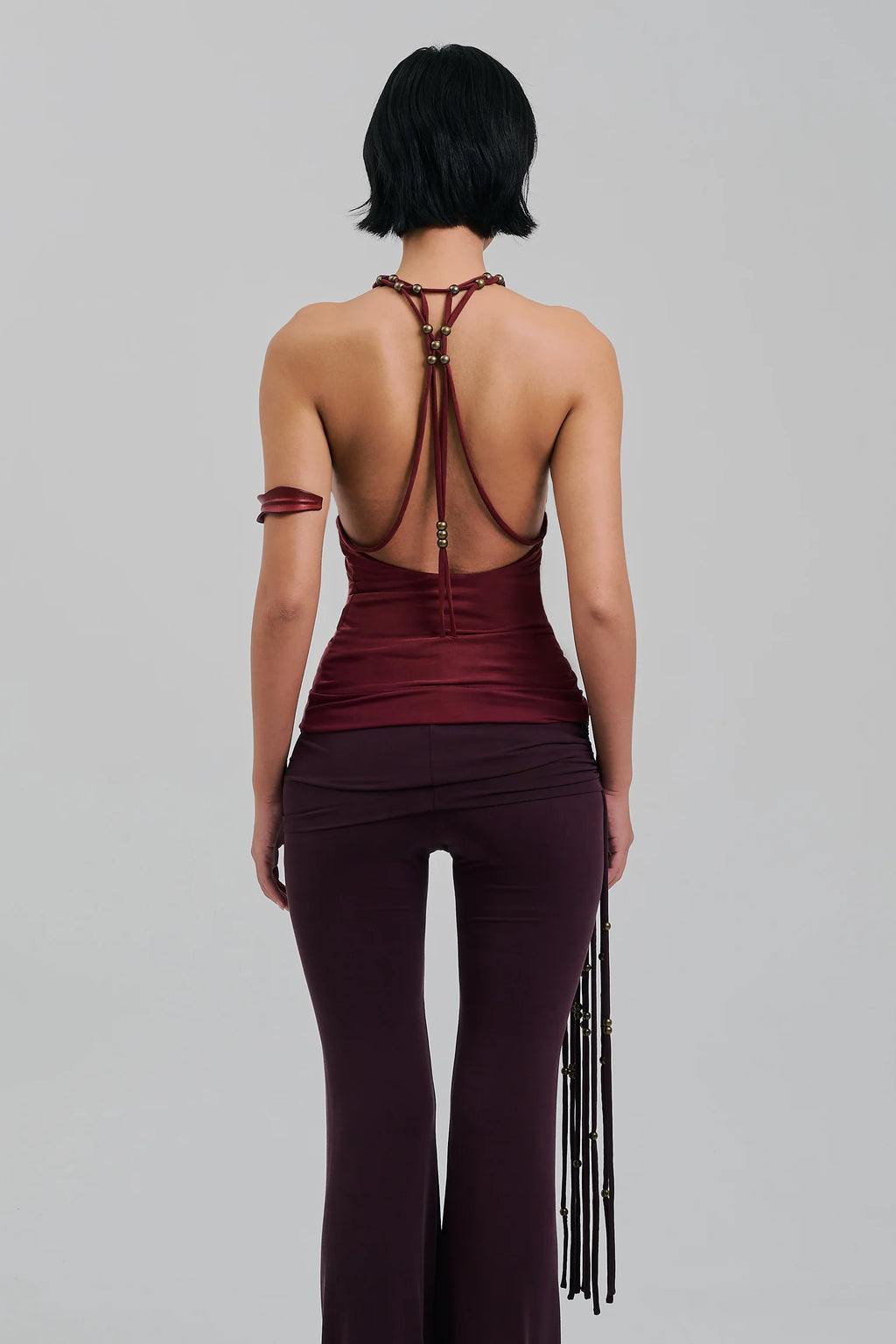 AMULET TOP MAROON