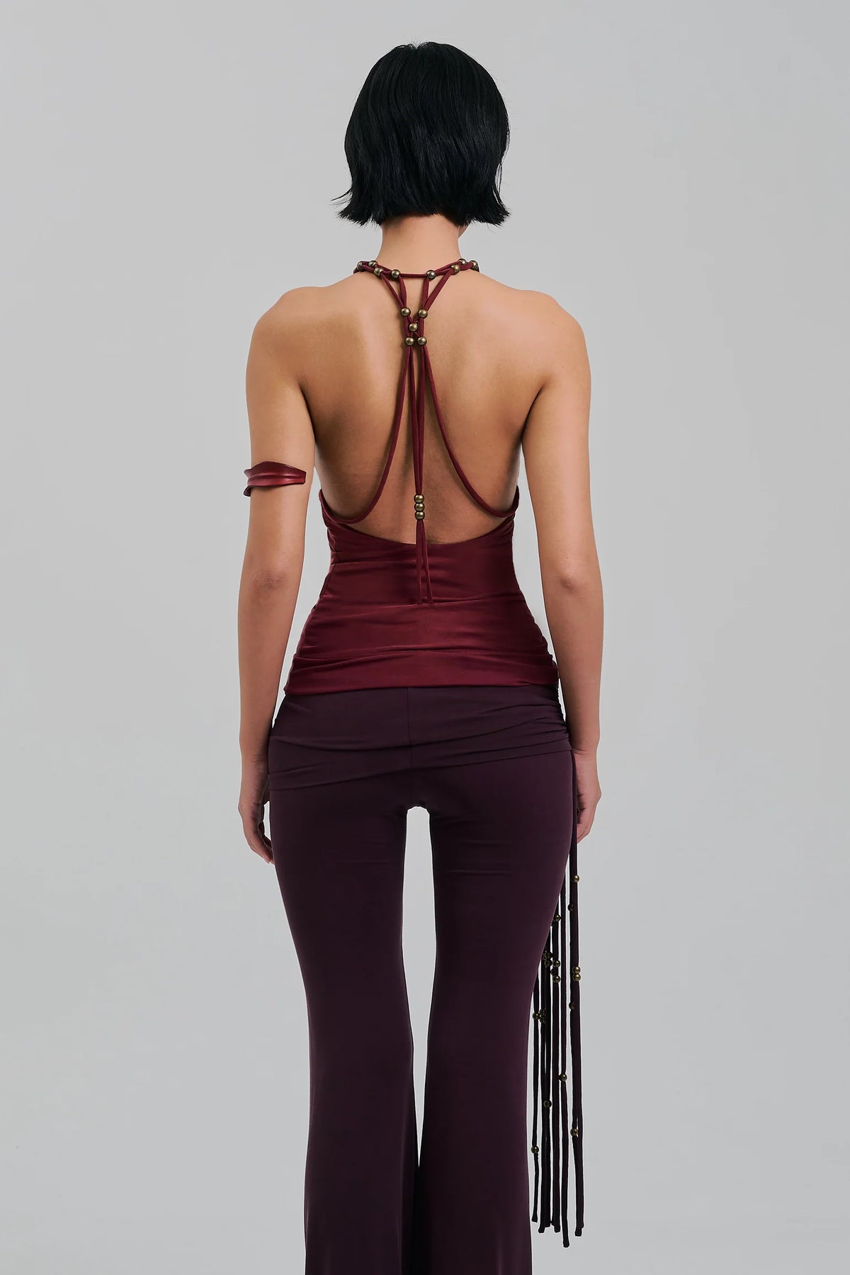 AMULET TOP MAROON