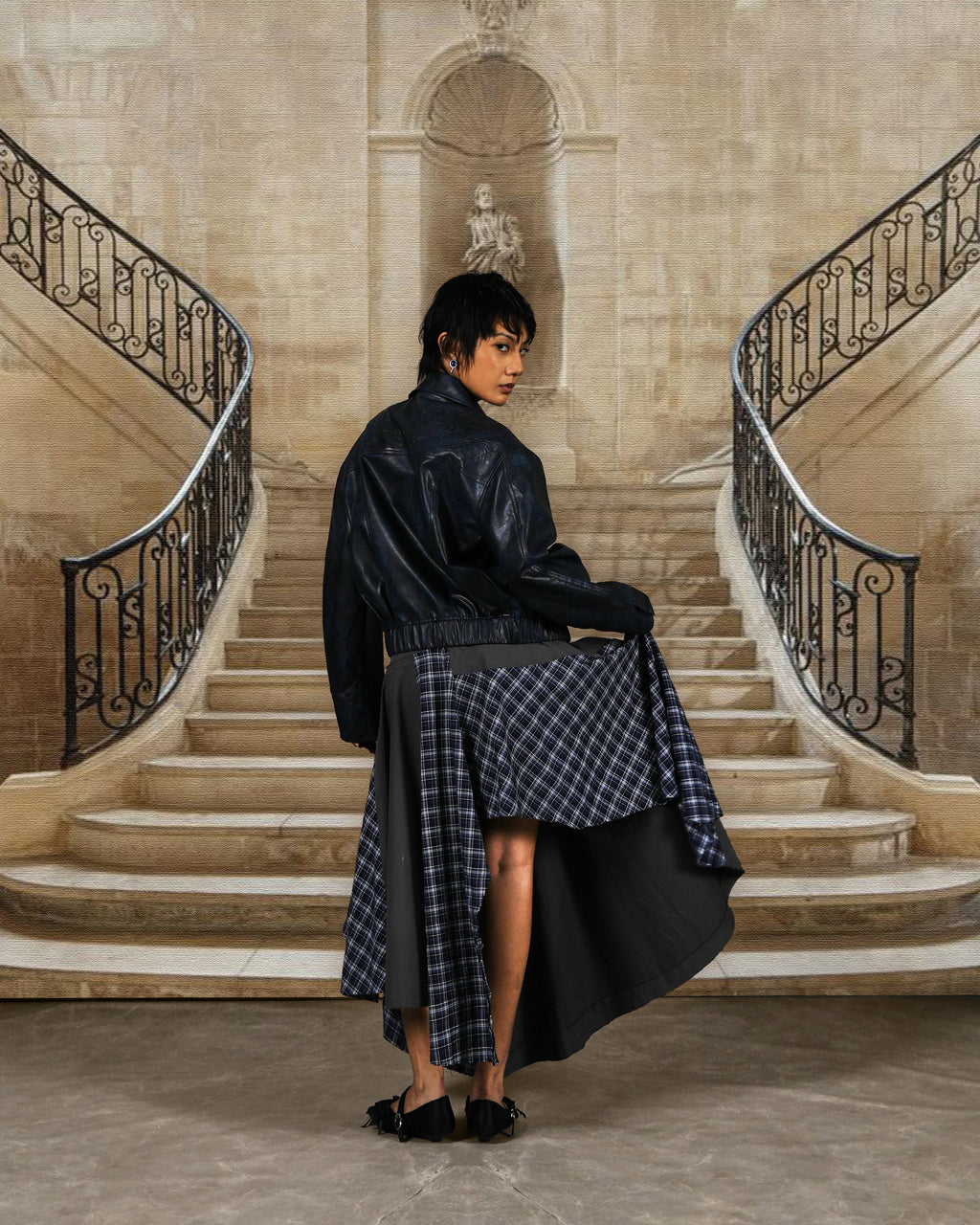 N E O OMERTA LEATHER JACKET BROWN