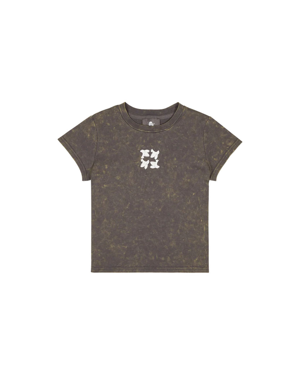 FLY WITH YOUR FLOW BABY TEE MUDDY GREEN