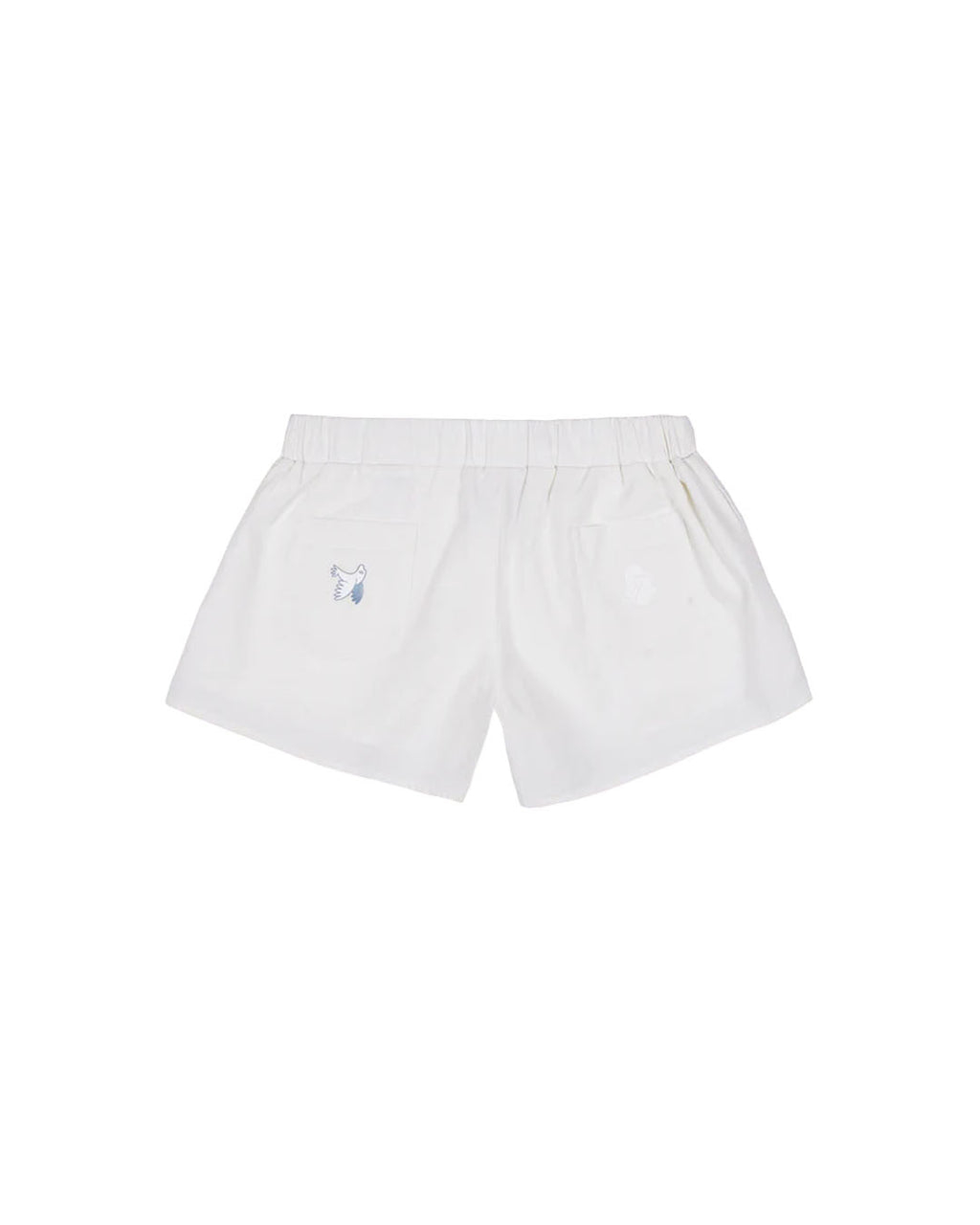 WANGTHIAN LOW WAIST SHORT PANT WHITE