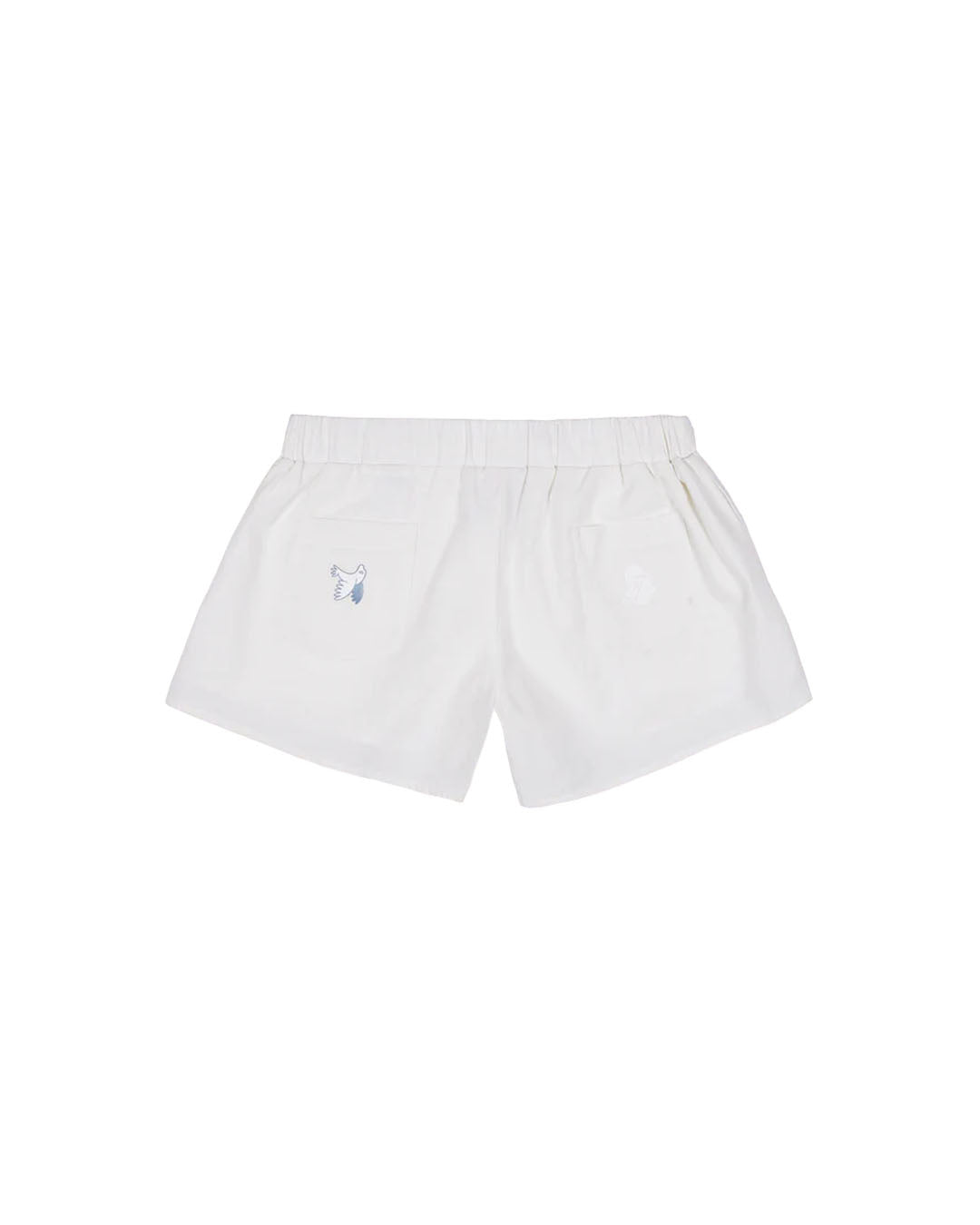 WANGTHIAN LOW WAIST SHORT PANT WHITE