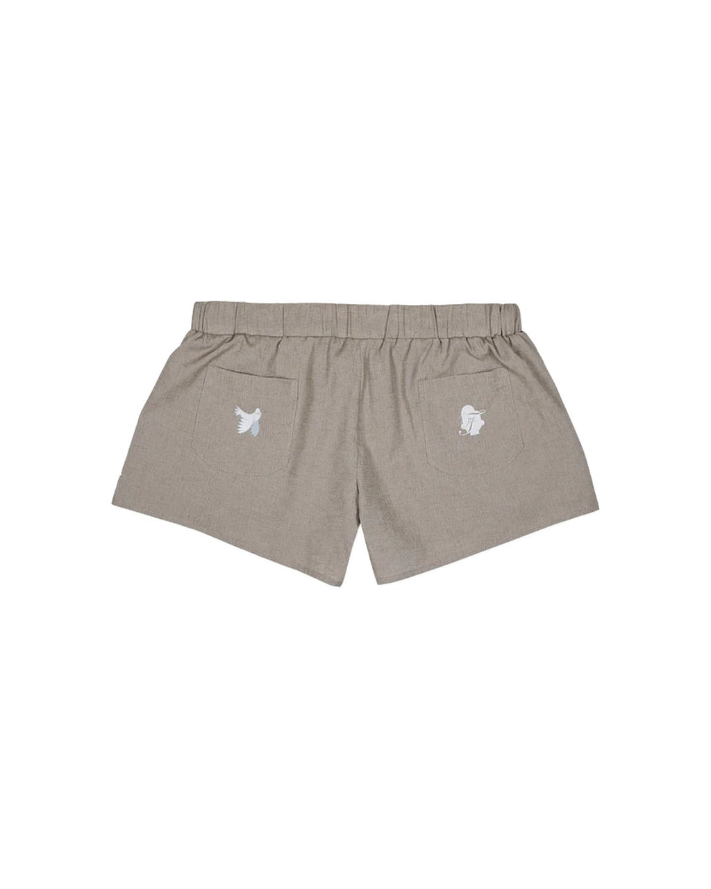 WANGTHIAN LOW WAIST SHORT PANT ARMY GREEN