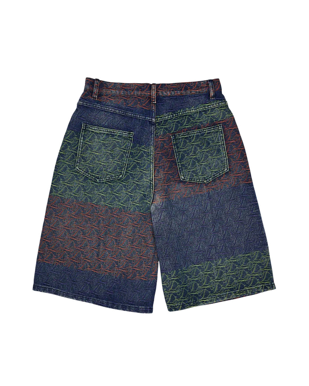 TRIO COLOR UNISEX SHORT JEANS