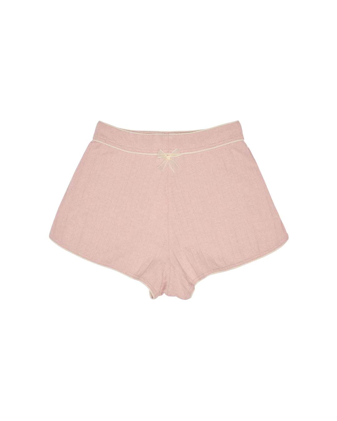 SPORTY STRETCH KNIT SHORTS PINK