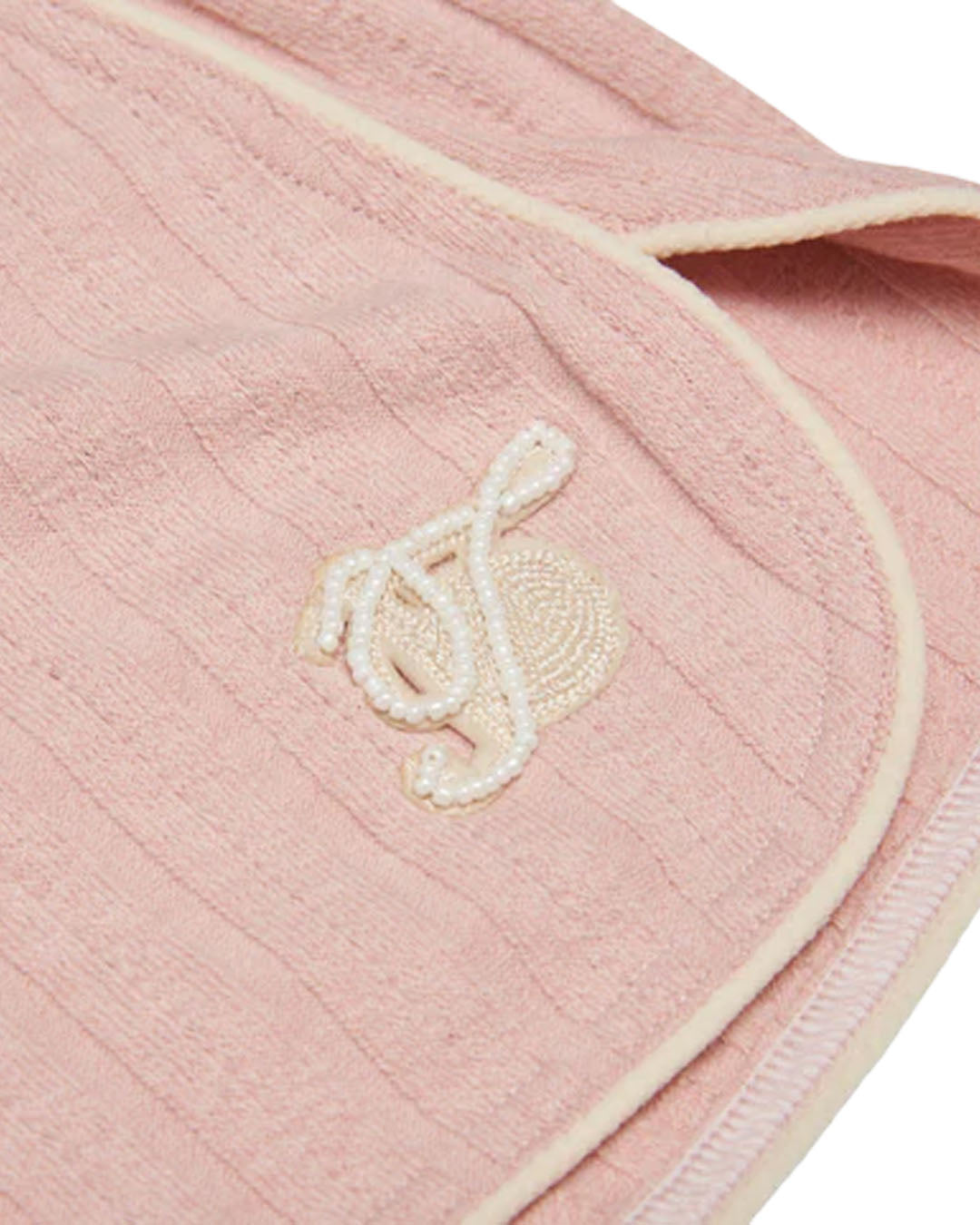 SPORTY STRETCH KNIT SHORTS PINK