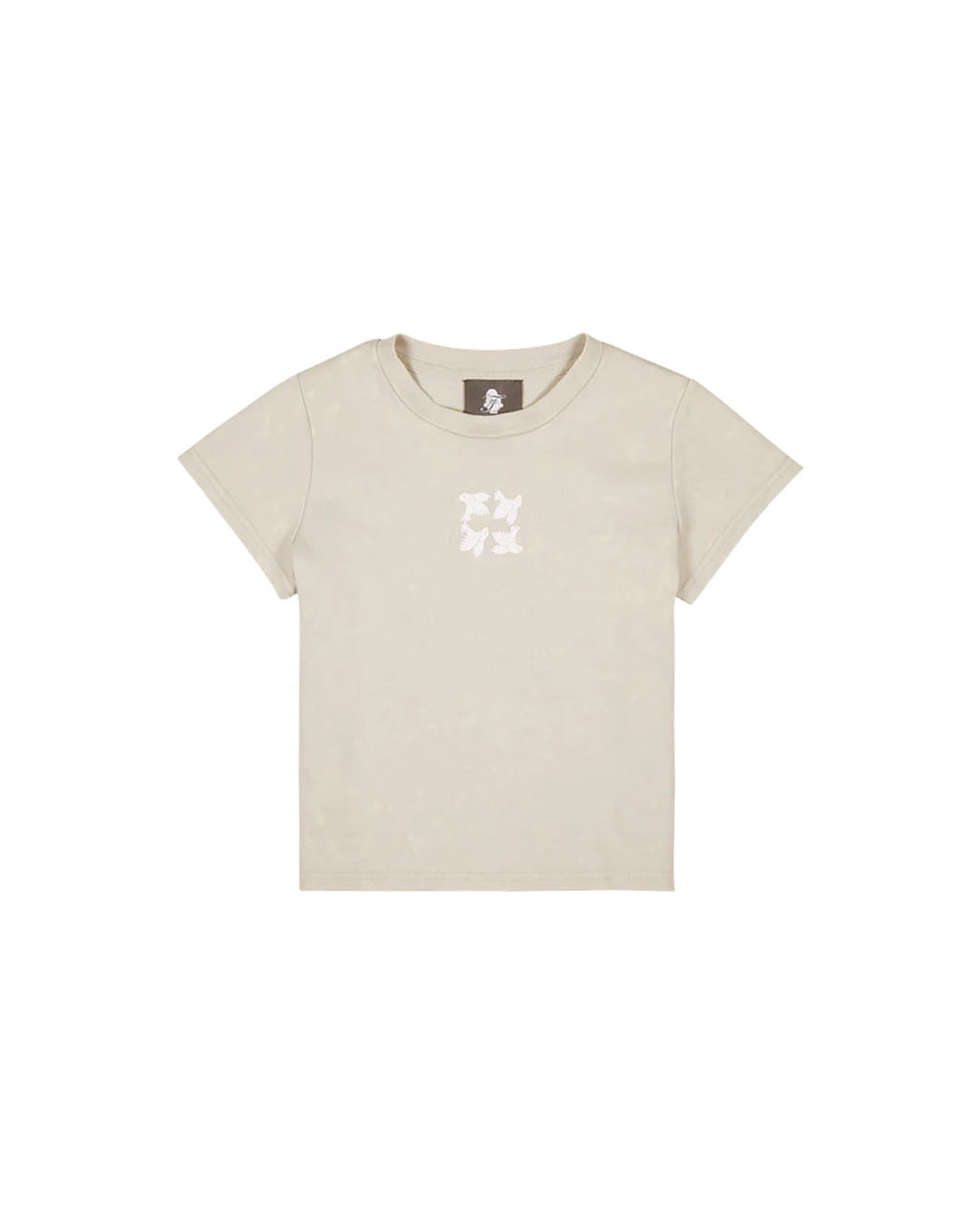 FLY WITH YOUR FLOW BABY TEE APRICOT