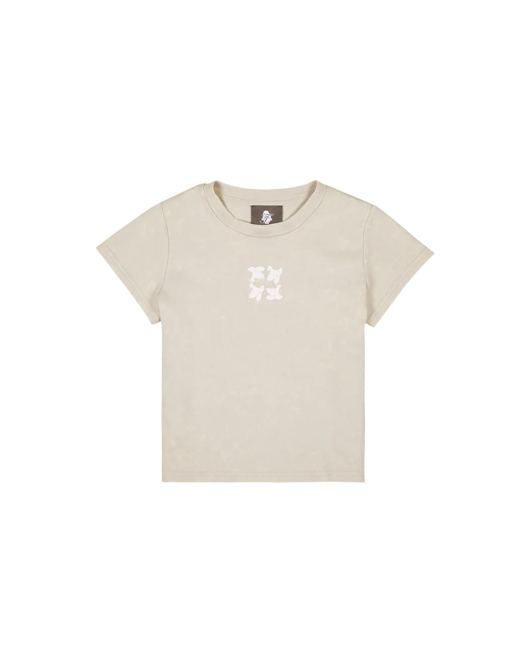 FLY WITH YOUR FLOW BABY TEE APRICOT