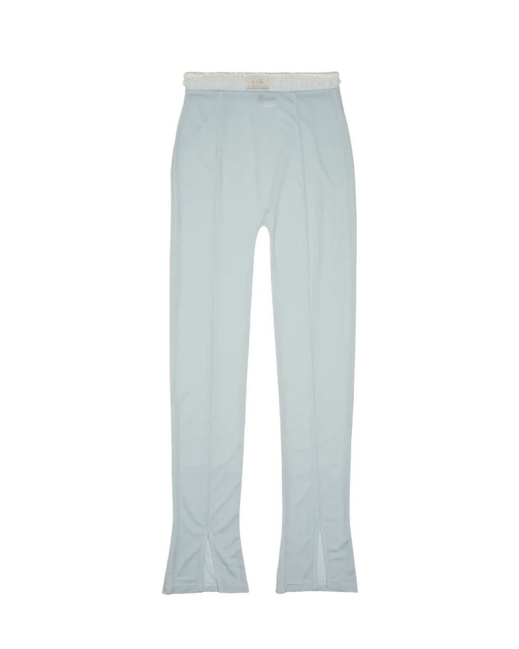 SHEER COLOR HIGH WAISTED SEE THROUGH LEGGING TURQUOISE