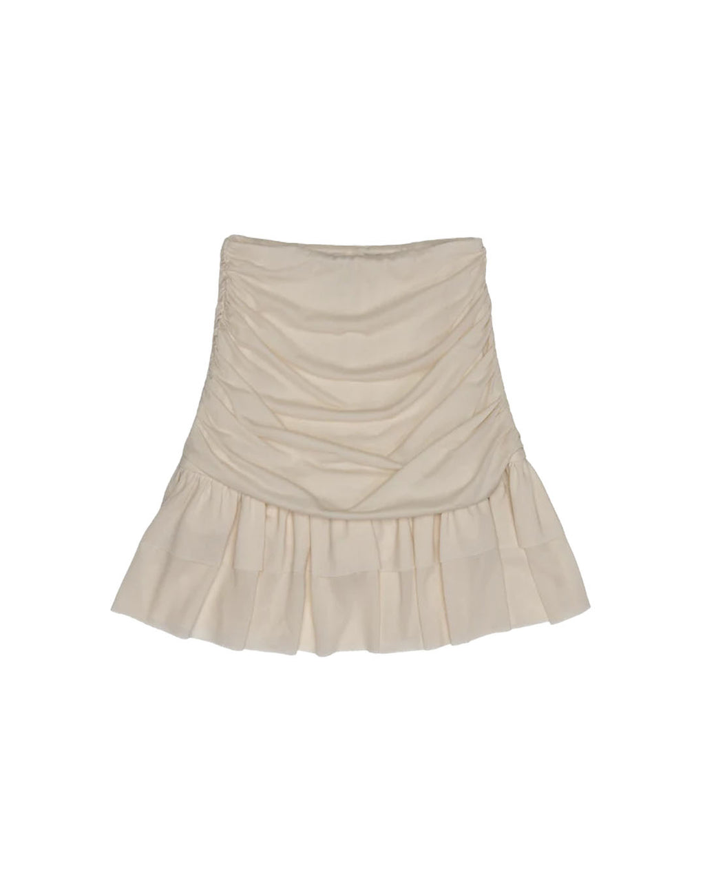 WOMEN LAYERED SKORT CREAM