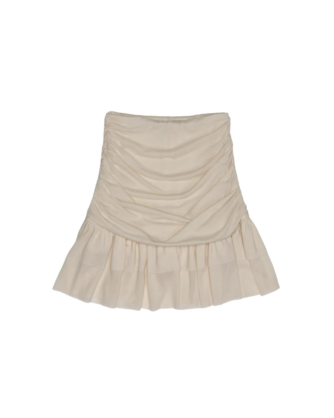 WOMEN LAYERED SKORT CREAM