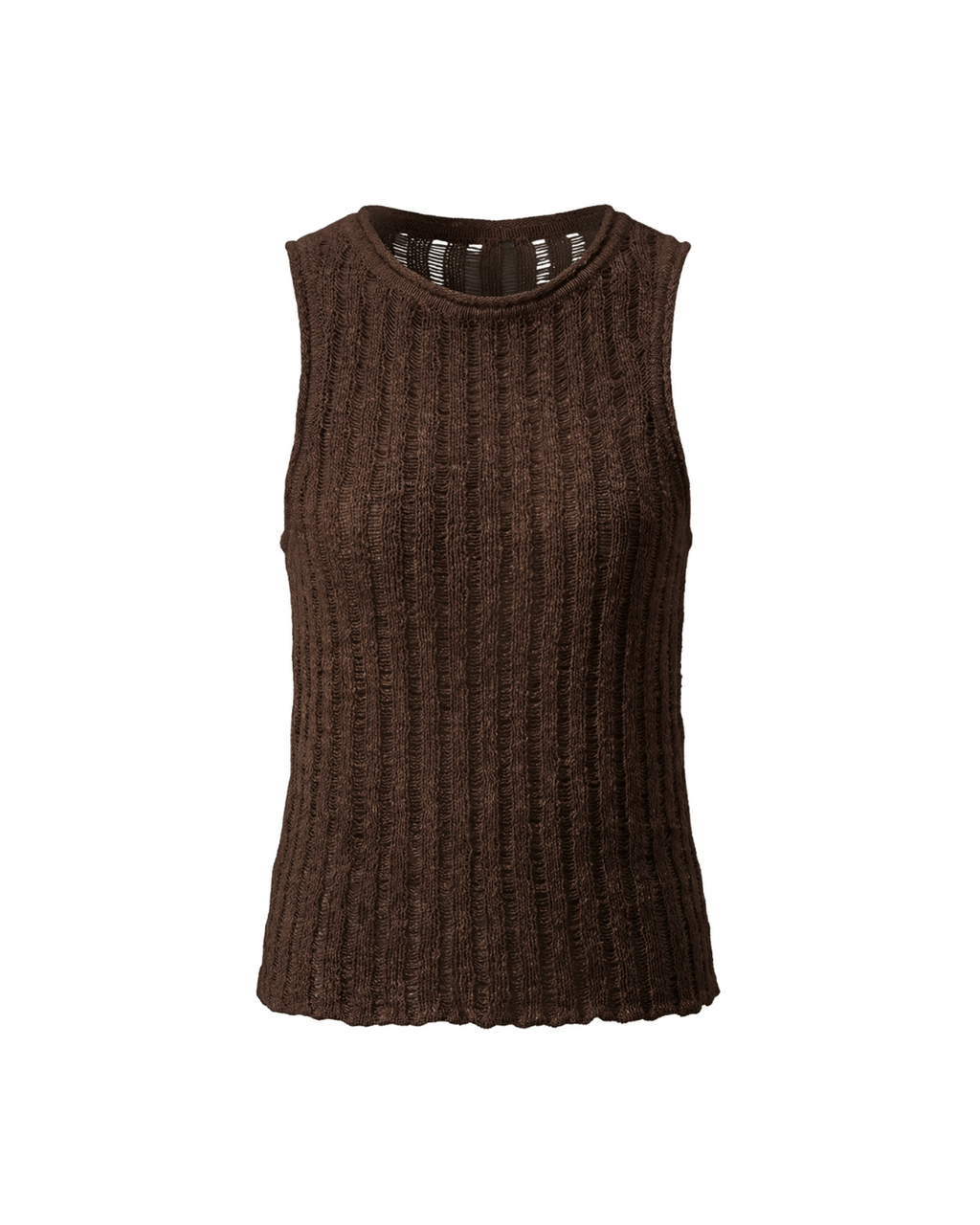 BAMBOO TANK TOP BROWN